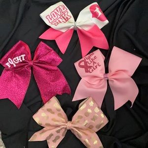 Cheer bows!!!🌸🎀🎀